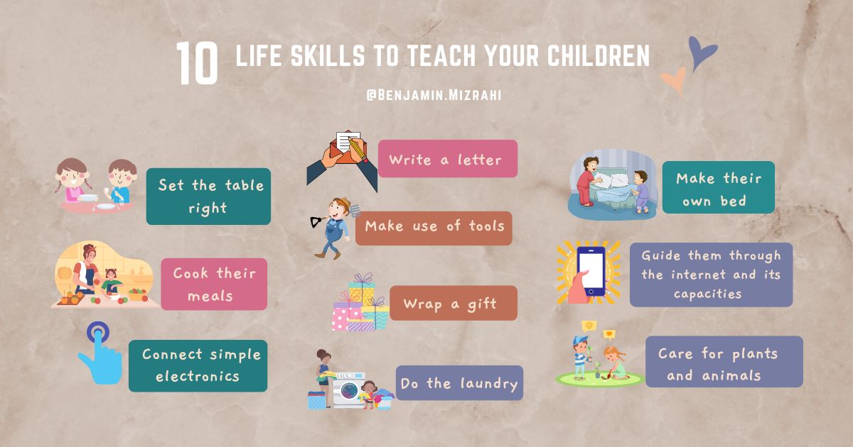 LIFE SKILLS TO TEACH YOUR CHILDREN