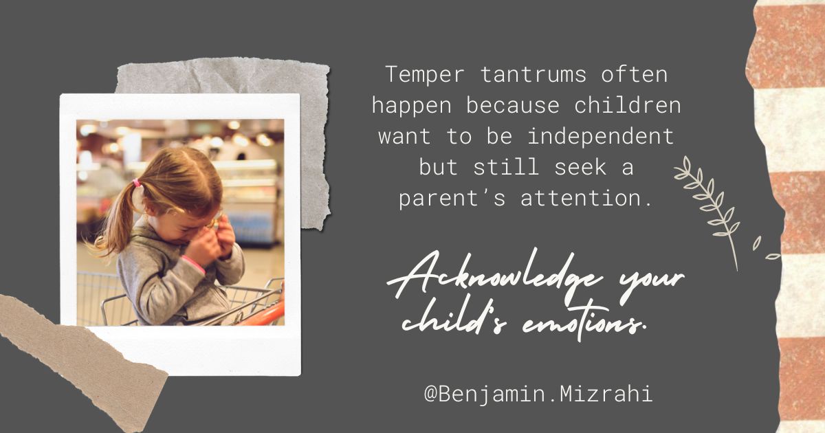 How to Manage Your Child’s Temper
