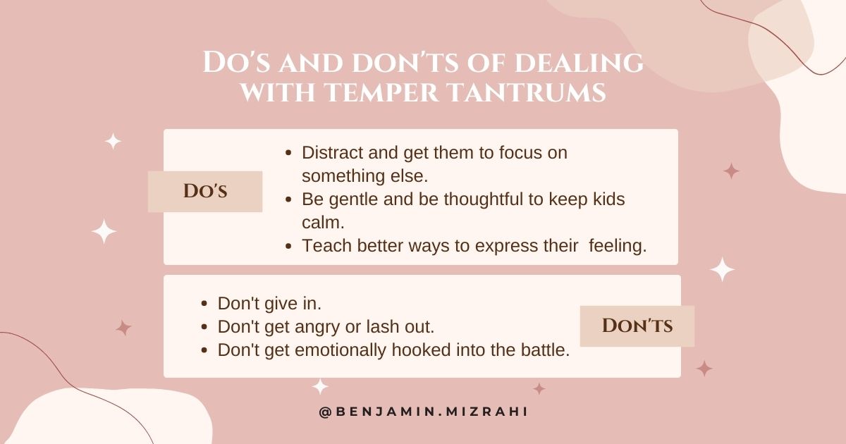 How to Deal with Temper Tantrums