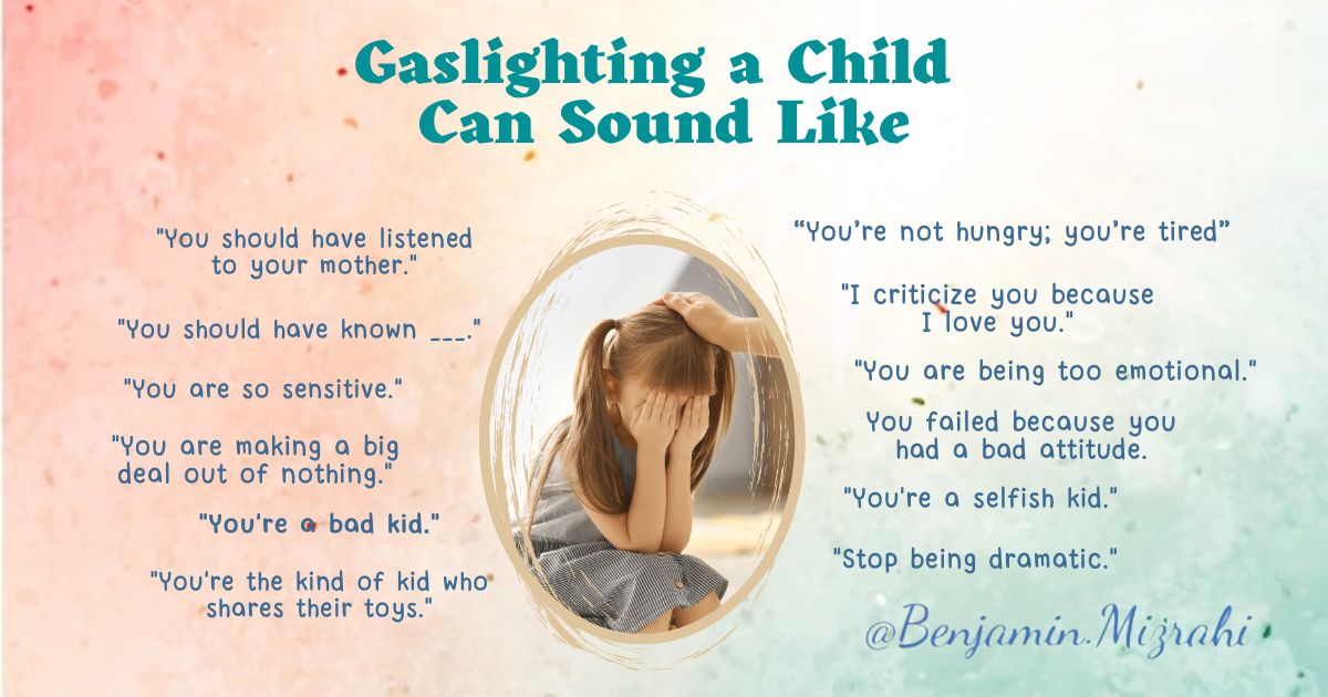 How to Avoid Gaslighting Children 