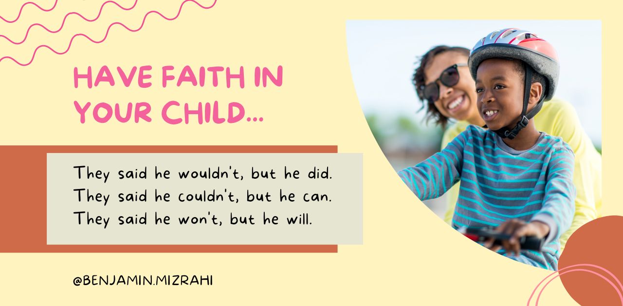 6 Ways to Show Faith in Your Child