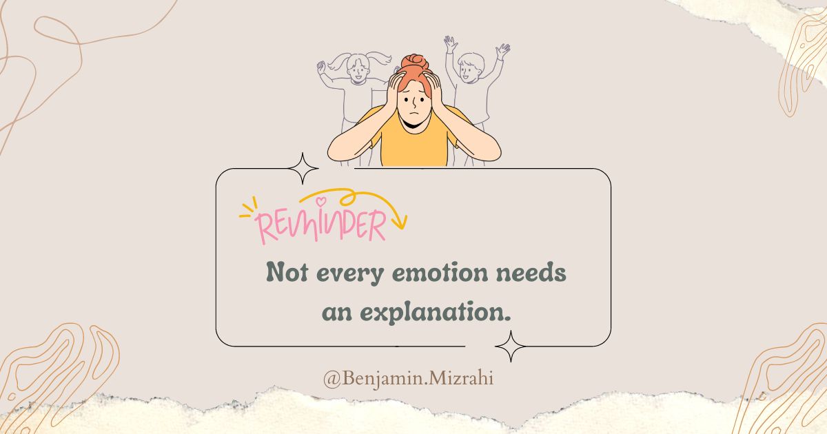 Not Every Emotion Needs an Explanation