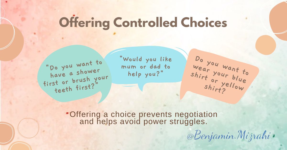 When Kids Won’t Cooperate: Give Choices