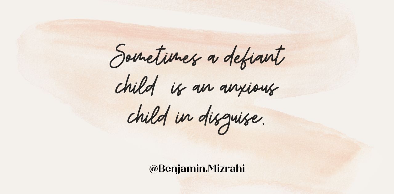 Kids Who Seem Defiant Are Often Anxious
